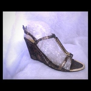 MIA "Snake Skin" Thong Sandals (L16)